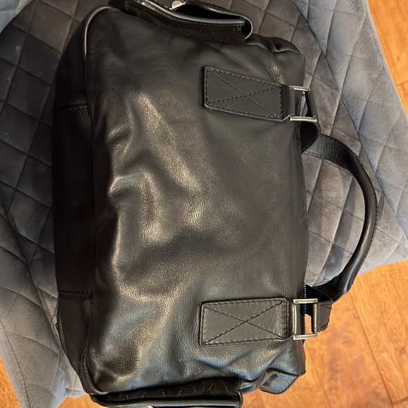 Beautiful classy Christian Dior satchel in black leather and suede never worn - Picture 5 of 7